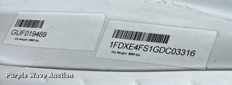 image for item DY0617 2016 Ford E450 shuttle bus