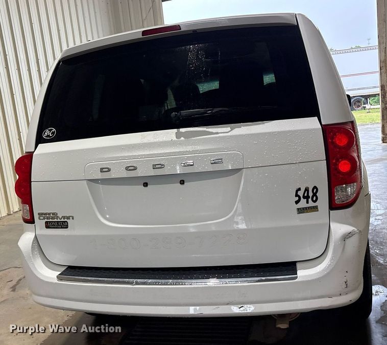 image for item DY0619 2016 Dodge Grand Caravan handicap accessible van