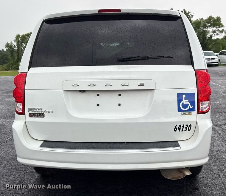 image for item DY0622 2018 Dodge Grand Caravan handicap accessible van