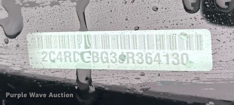 image for item DY0622 2018 Dodge Grand Caravan handicap accessible van