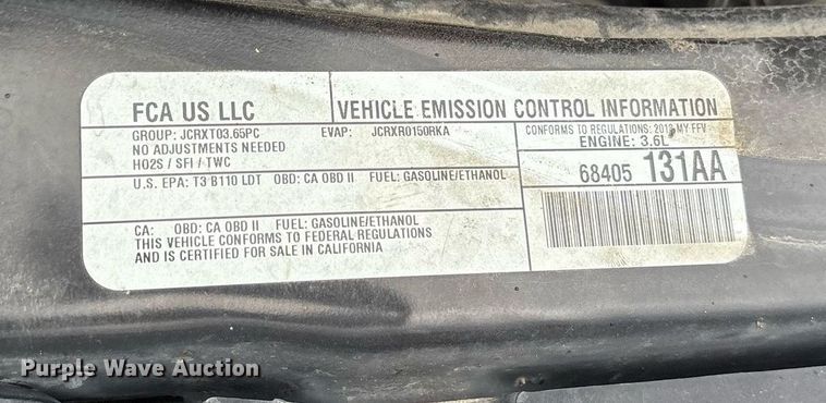 image for item DY0624 2018 Dodge Grand Caravan handicap accessible van