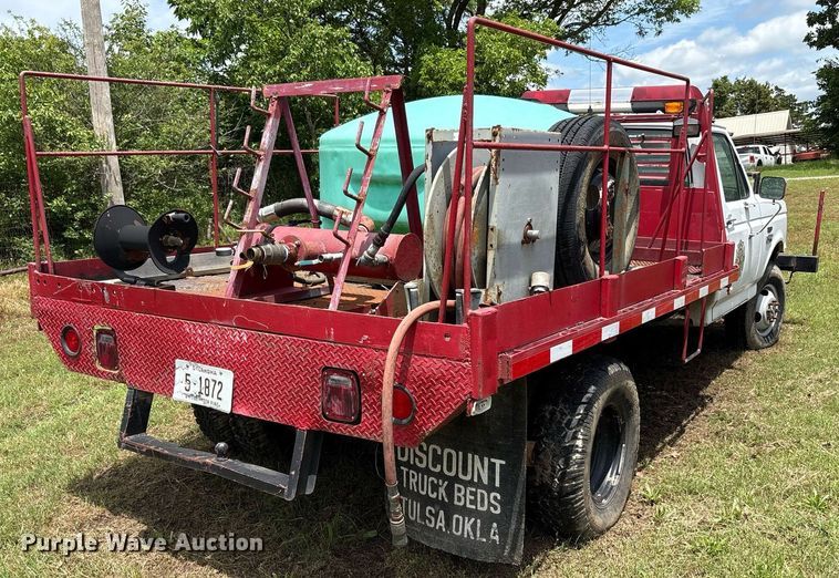 image for item DY2532 1990 Ford F350 Lariat brush fire truck