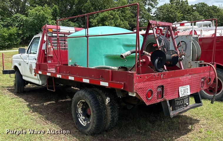 image for item DY2532 1990 Ford F350 Lariat brush fire truck