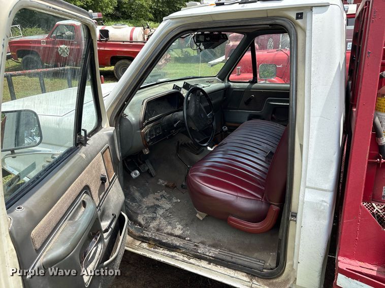 image for item DY2532 1990 Ford F350 Lariat brush fire truck