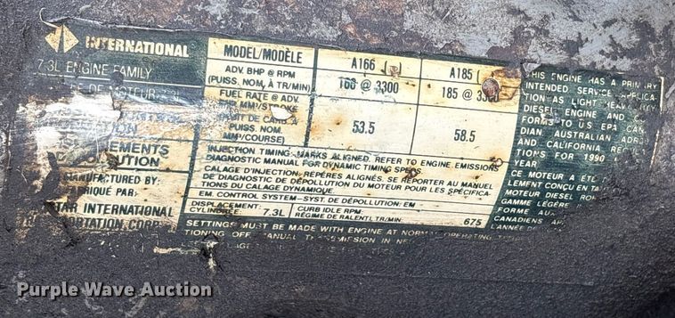 image for item DY2532 1990 Ford F350 Lariat brush fire truck