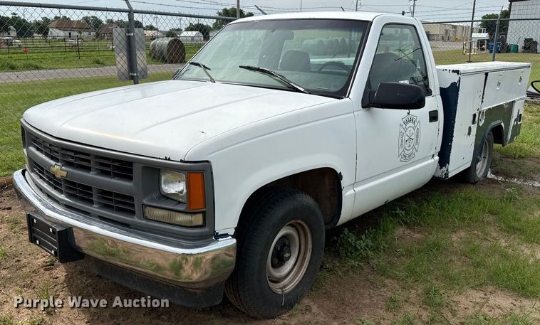 image for item DZ8501 1997 Chevrolet C1500 utility bed pickup truck