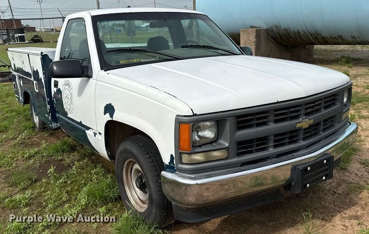 image for item DZ8501 1997 Chevrolet C1500 utility bed pickup truck