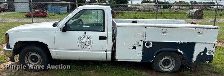 image for item DZ8501 1997 Chevrolet C1500 utility bed pickup truck