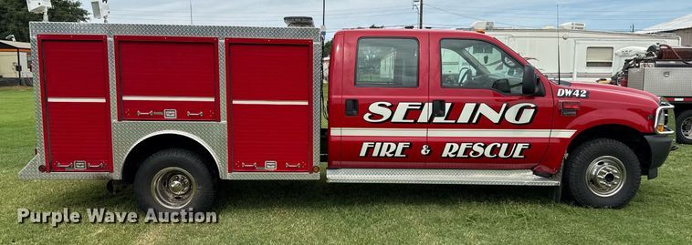 image for item DZ8502 2002 Ford F350 rescue vehicle