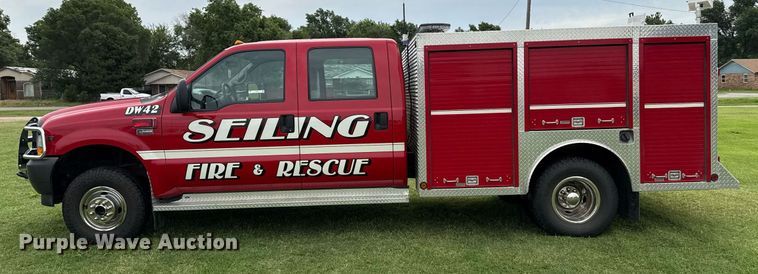 image for item DZ8502 2002 Ford F350 rescue vehicle