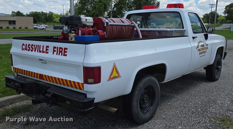 image for item ED2028 1986 Chevrolet D30 brush fire truck