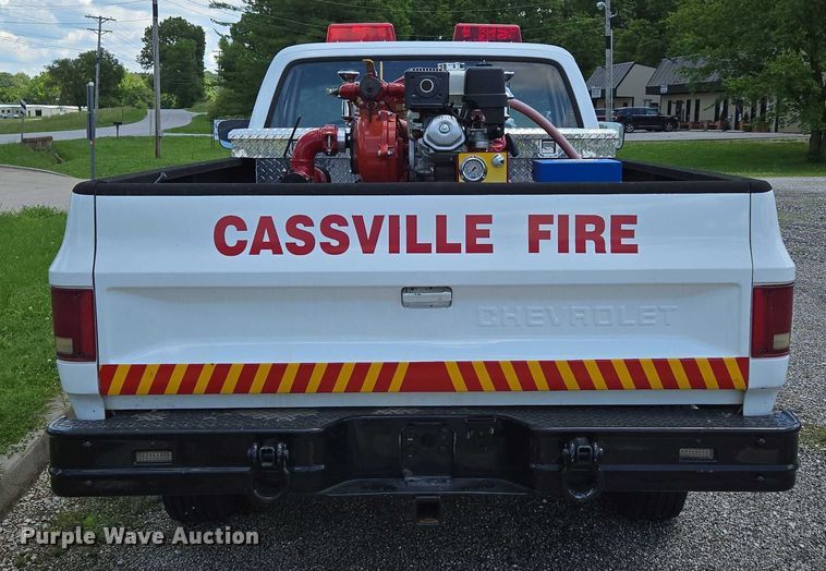 image for item ED2028 1986 Chevrolet D30 brush fire truck