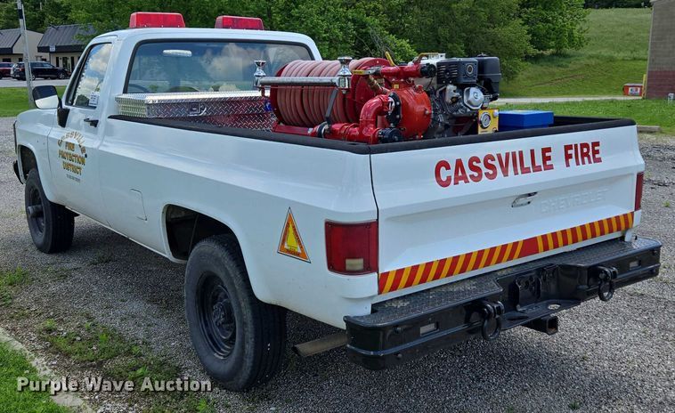 image for item ED2028 1986 Chevrolet D30 brush fire truck