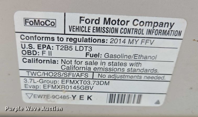 image for item EF1500 2014 Ford Explorer Police Interceptor SUV