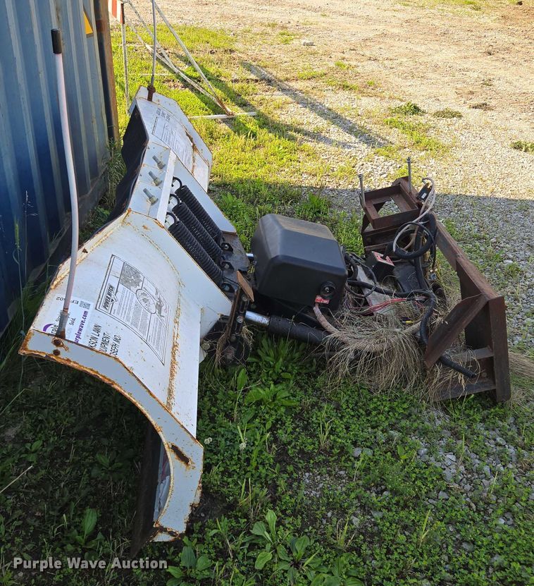 image for item EF1502 Blizzard Corporation skid steer snow pusher