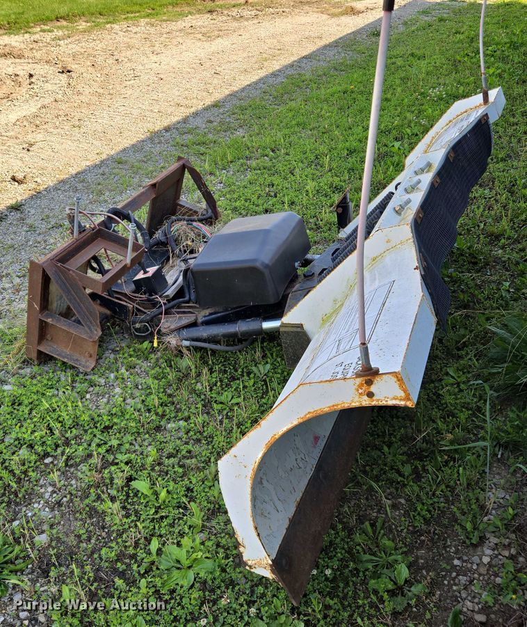 image for item EF1502 Blizzard Corporation skid steer snow pusher