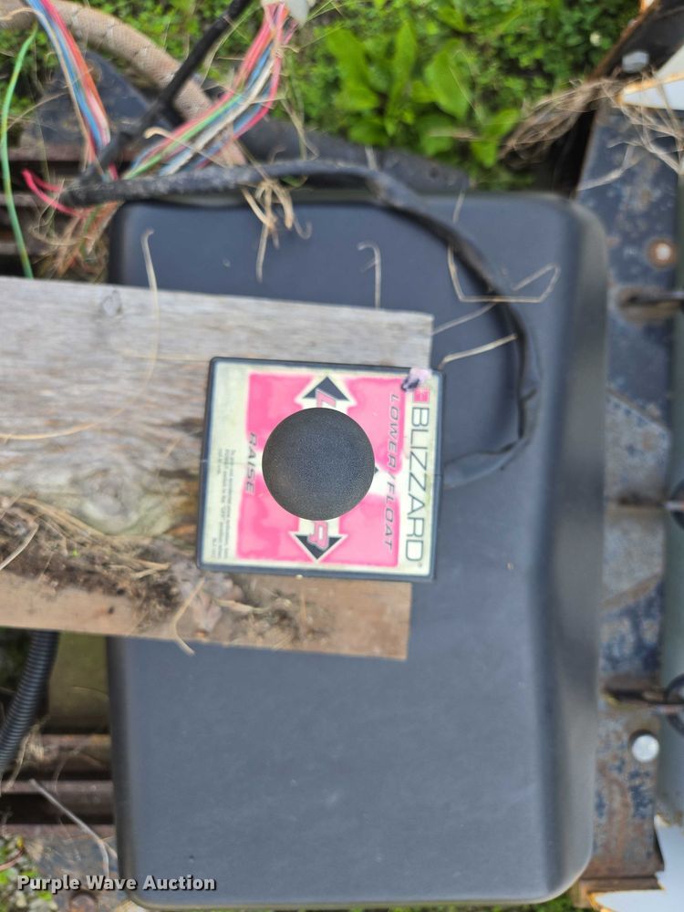 image for item EF1502 Blizzard Corporation skid steer snow pusher