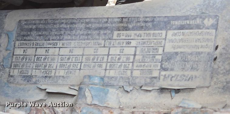 image for item EF1505 1989 International F1954 dump truck