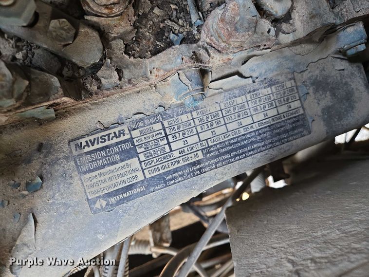 image for item EF1505 1989 International F1954 dump truck