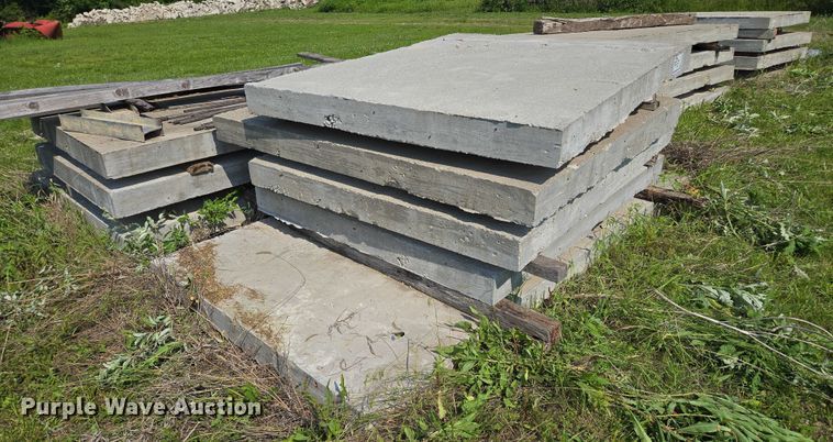 image for item EF1506 Approximately 16 concrete slabs 