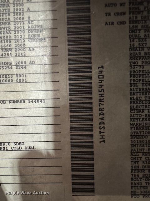 image for item EF3506 1994 International 4900 ladder fire truck