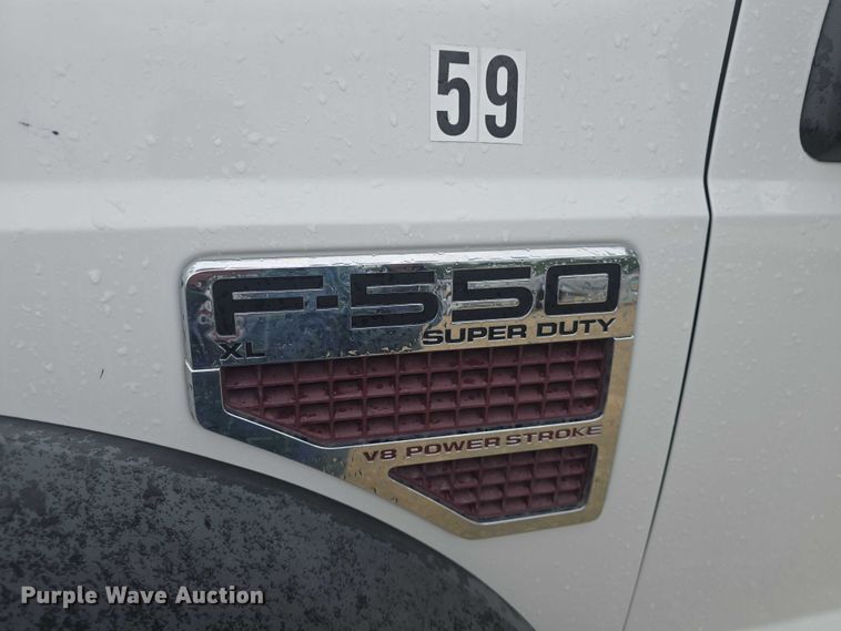 image for item EF3509 2008 Ford F550 Super Duty XL truck cab and chassis