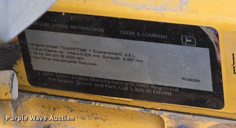 image for item EF3511 1997 John Deere 310E backhoe