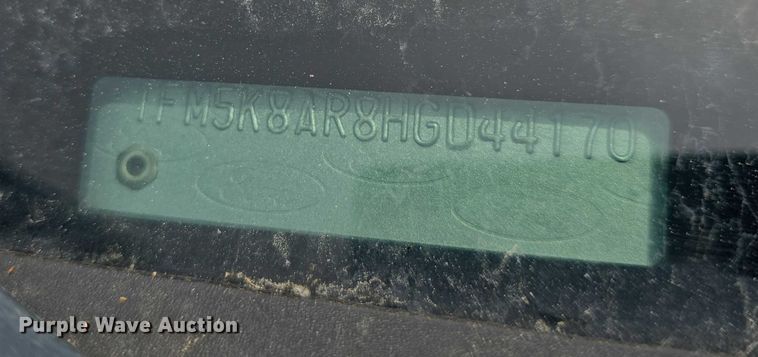 image for item EF3544 2017 Ford Explorer Police Interceptor SUV