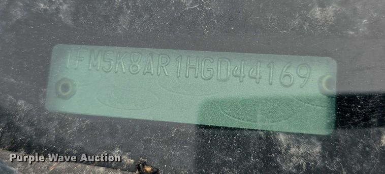 image for item EF3545 2017 Ford Explorer Police Interceptor SUV