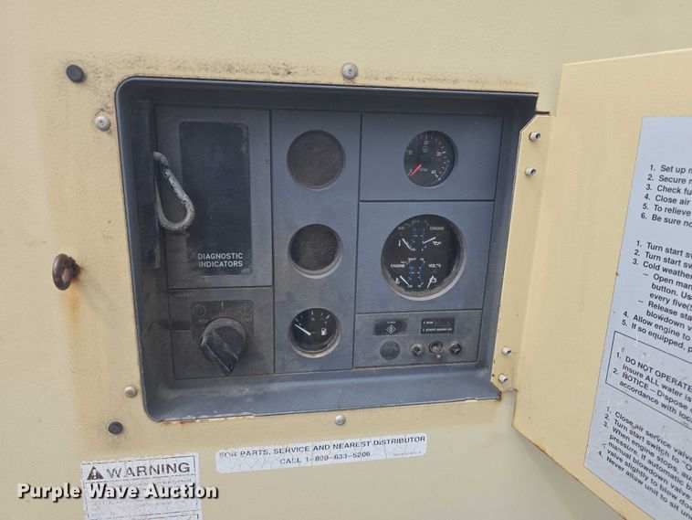 image for item EF3558 2000 Ingersoll Rand 185 air compressor