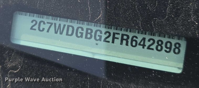 image for item EF3565 2015 Dodge Grand Caravan handicap accessible van