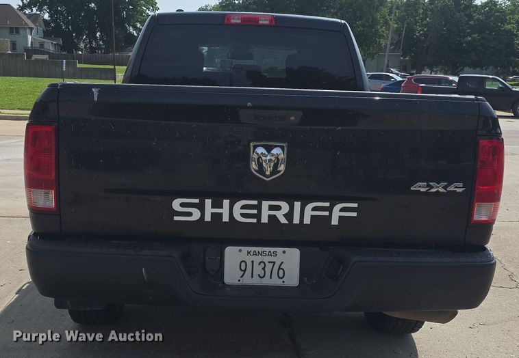 image for item EF3566 2016 Dodge Ram 1500 Quad Cab pickup truck