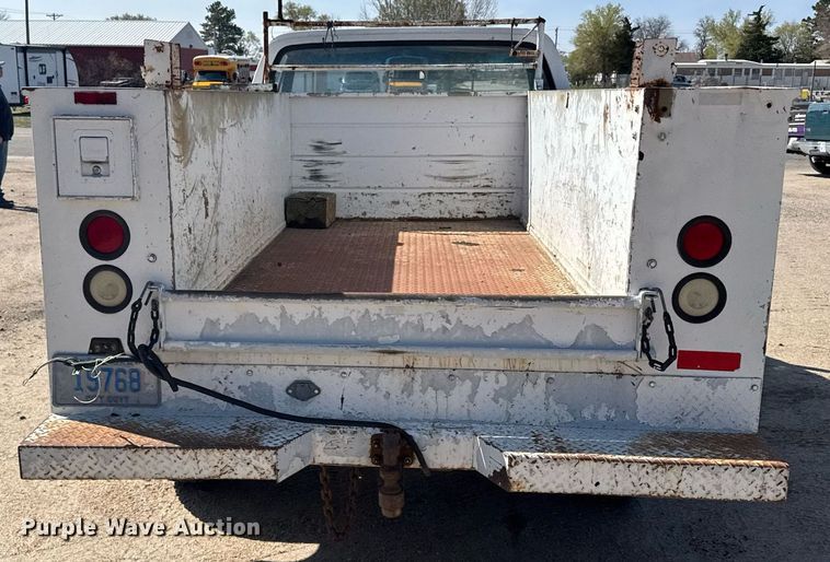 image for item EG6415 1985 Chevrolet D30 utility bed pickup truck