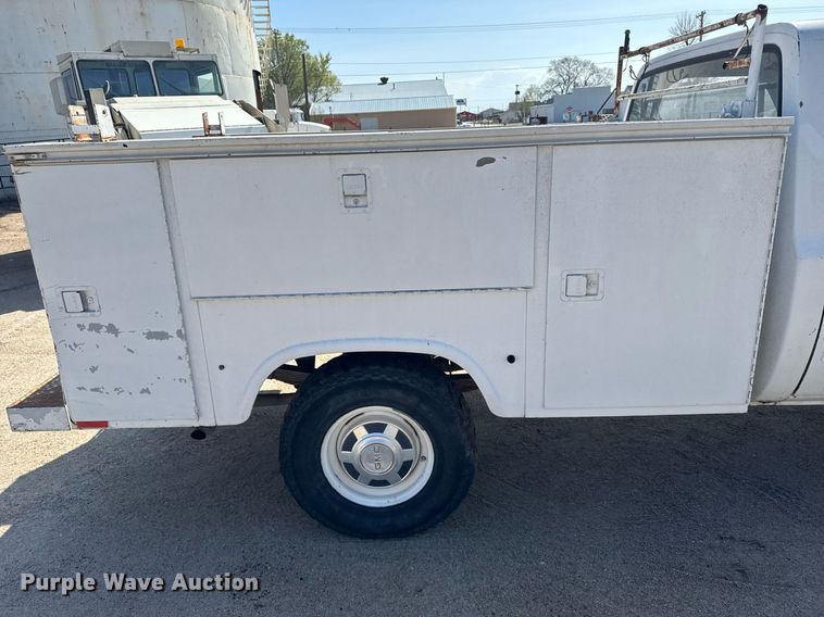 image for item EG6415 1985 Chevrolet D30 utility bed pickup truck