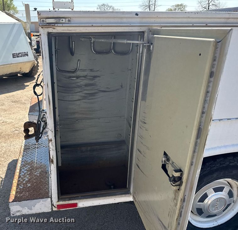 image for item EG6415 1985 Chevrolet D30 utility bed pickup truck