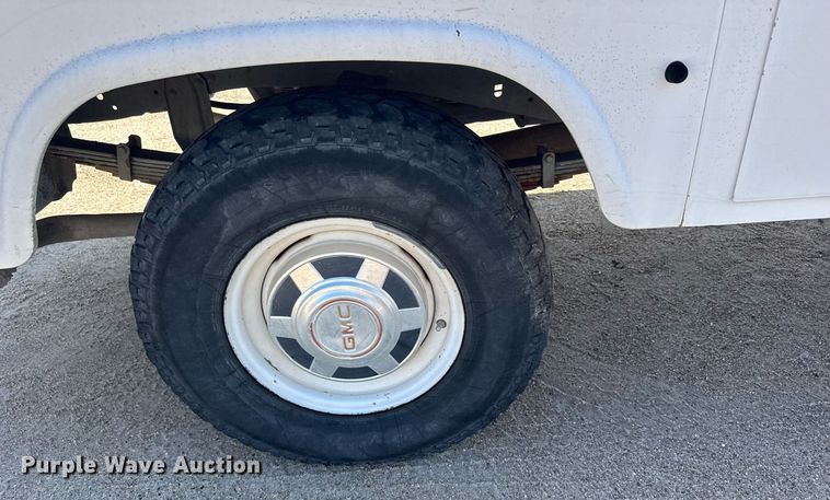 image for item EG6415 1985 Chevrolet D30 utility bed pickup truck