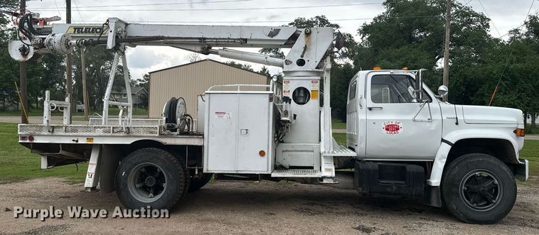 image for item EG6569 1989 Chevrolet C70 digger derrick truck