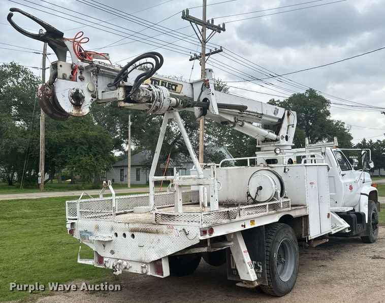 image for item EG6569 1989 Chevrolet C70 digger derrick truck