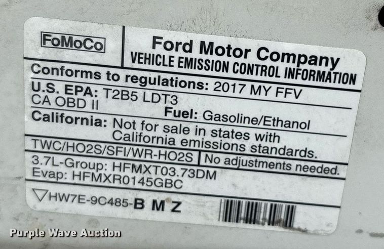 image for item EG8516 2017 Ford Explorer Police Interceptor SUV