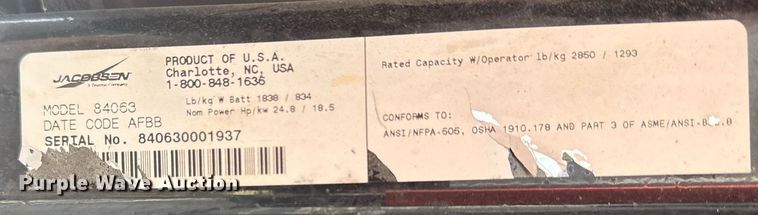 image for item EG8519 2012 Cushman Turf-Truckster utility vehicle