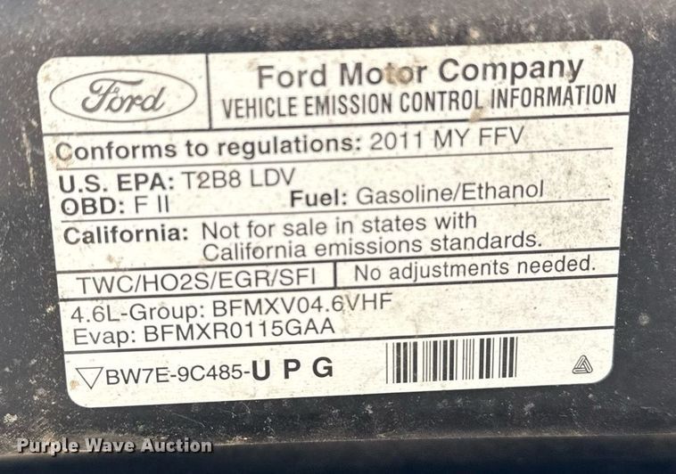 image for item EG8521 2011 Ford Crown Victoria Police Interceptor 