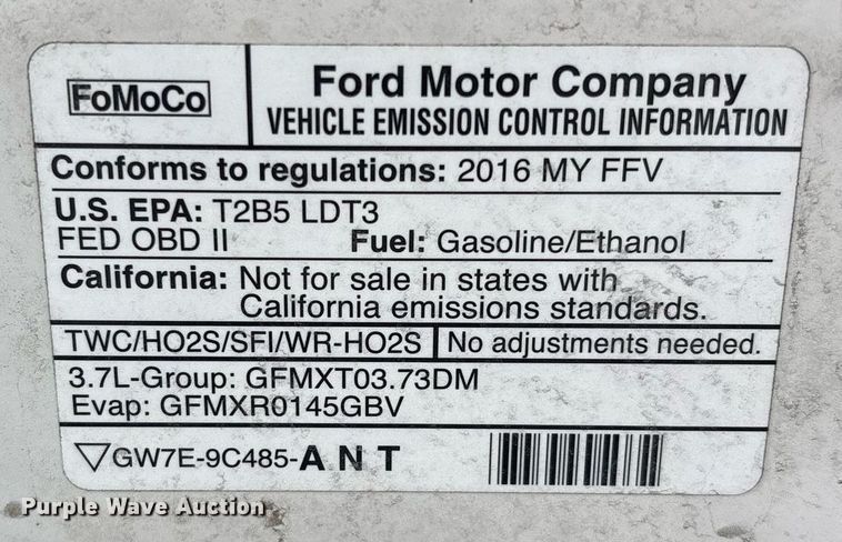 image for item EG8526 2016 Ford Explorer Police Interceptor SUV