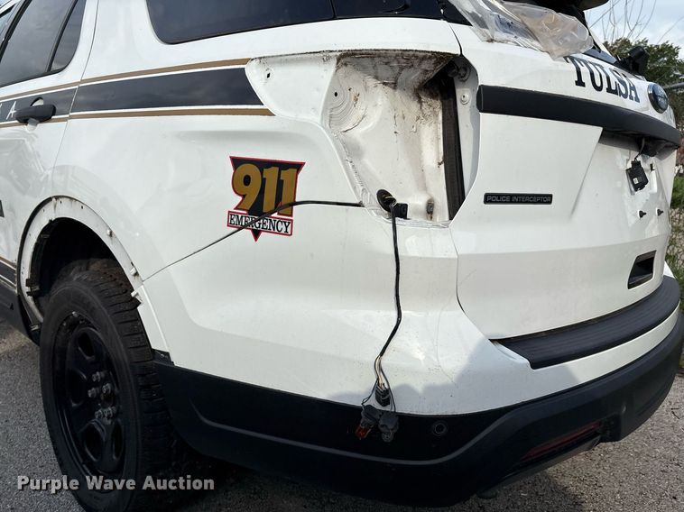 image for item EG8527 2017 Ford Explorer Police Interceptor SUV