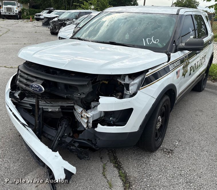 image for item EG8528 2019 Ford Explorer Police Interceptor SUV