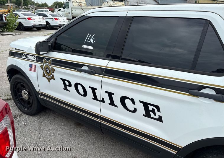 image for item EG8528 2019 Ford Explorer Police Interceptor SUV