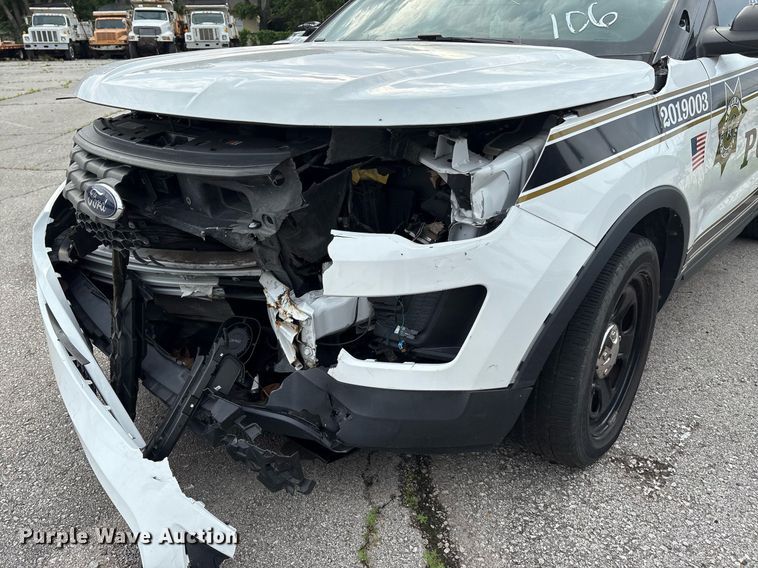 image for item EG8528 2019 Ford Explorer Police Interceptor SUV