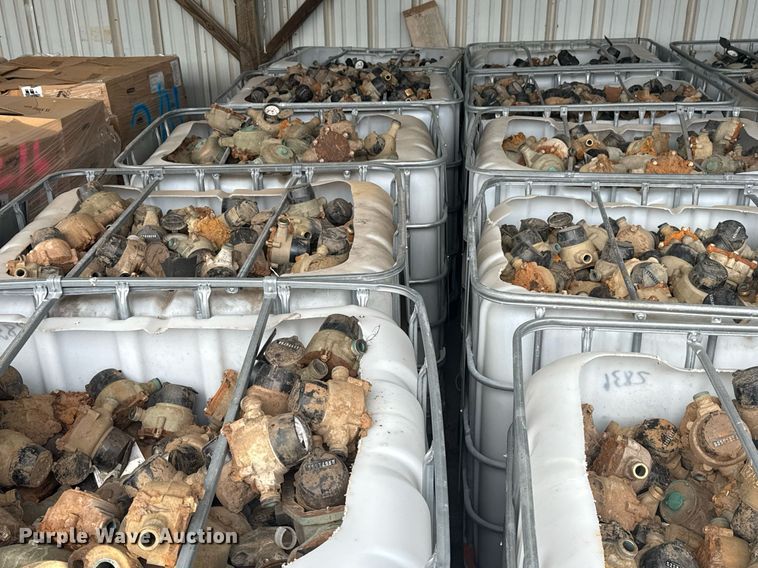 image for item EG8530 (21) poly totes of water meters 