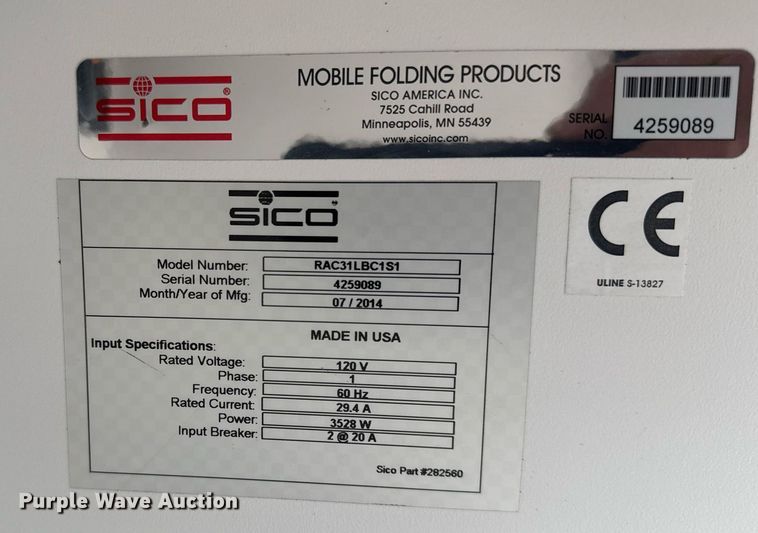 image for item EG8535 Sico RAC31LBC1S1 buffet station