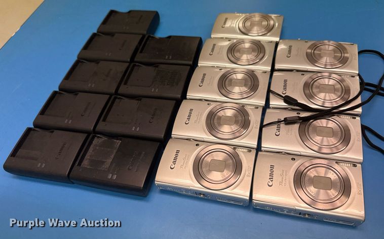 image for item EG8536 (9) Canon Powershot ELPH 180 cameras