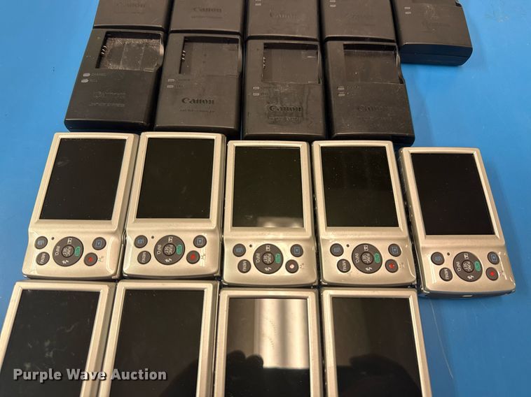 image for item EG8536 (9) Canon Powershot ELPH 180 cameras